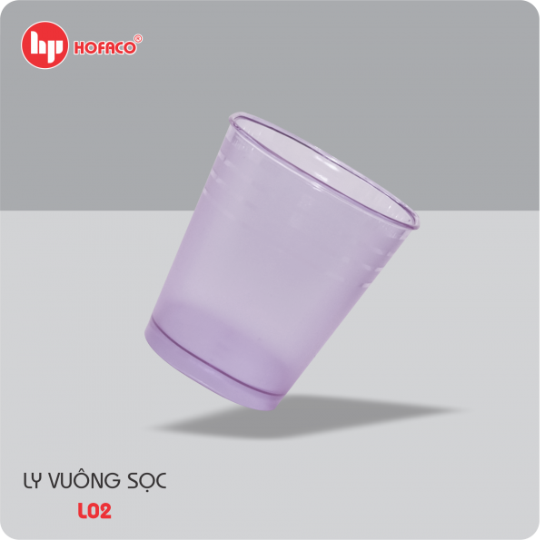 Ly Vuông Sọc - L02