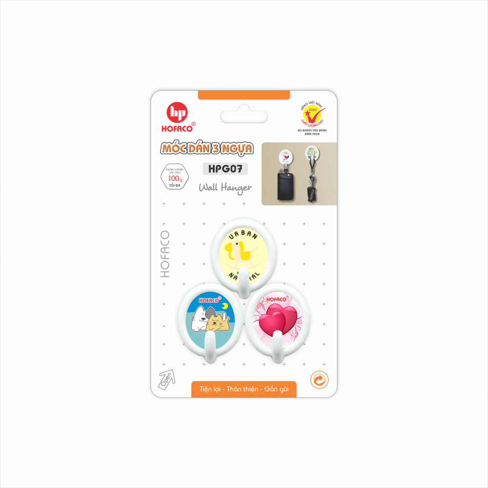 MÓC DÁN 3 NGỰA - HPG 07