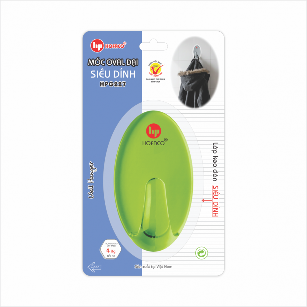 MÓC OVAL ĐẠI SIÊU DÍNH - HPG227