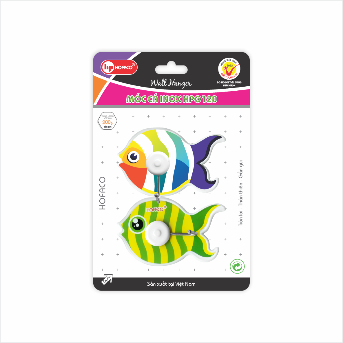 MÓC CÁ INOX - HPG120