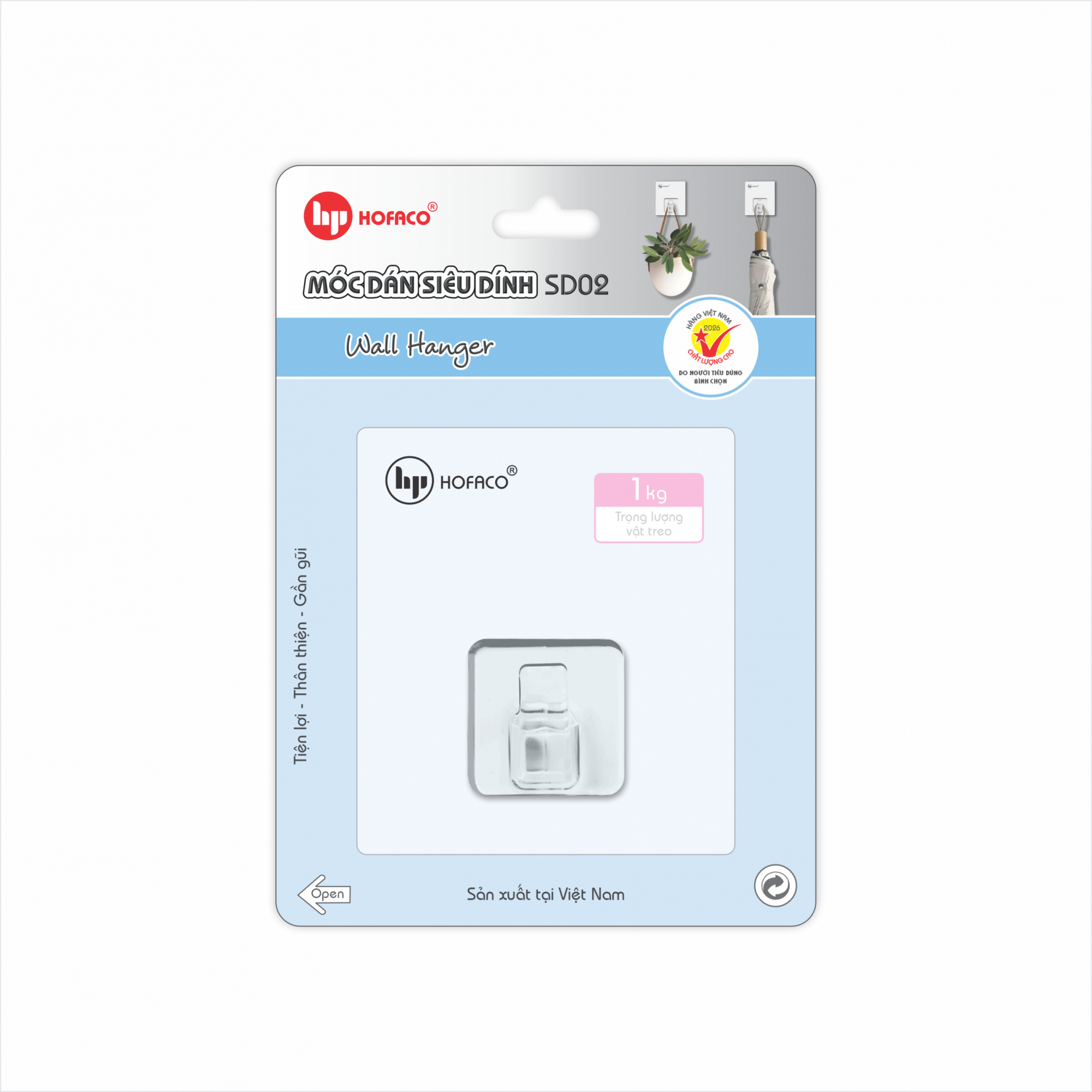 MÓC DÁN SIÊU DÍNH SD02