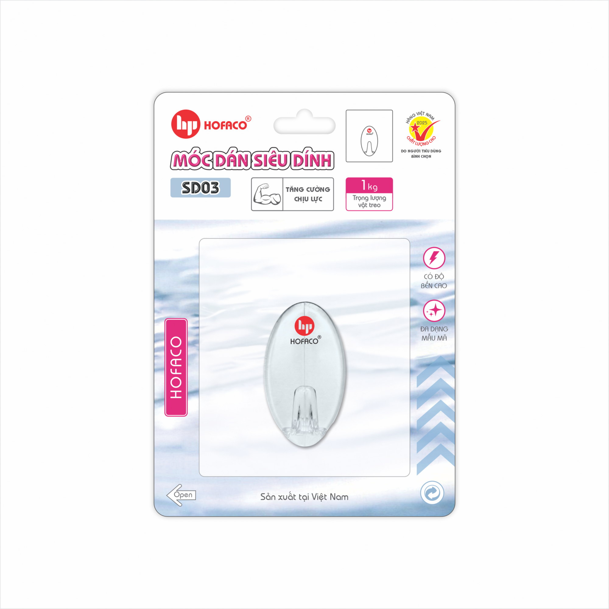 MÓC DÁN SIÊU DÍNH SD03
