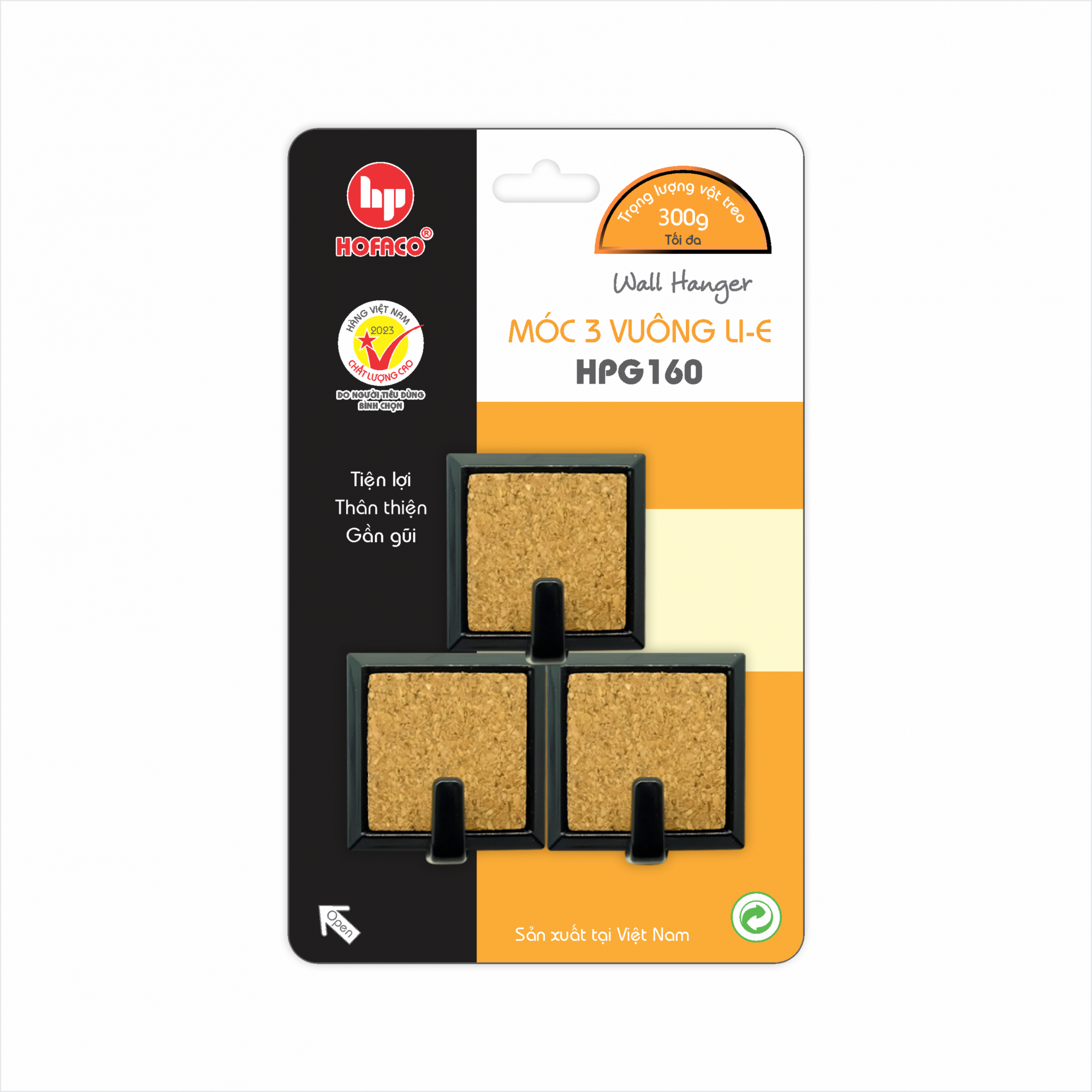 MÓC 3 VUÔNG LI-E - HPG 160