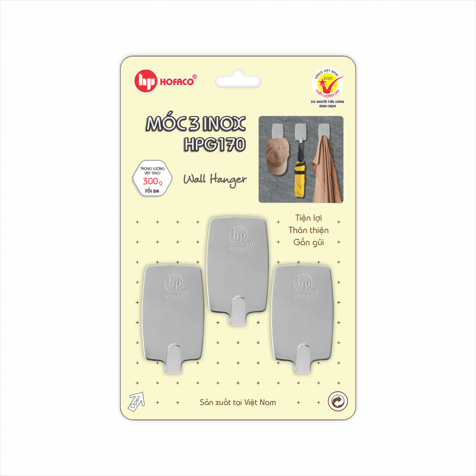 MÓC 3 INOX - HPG 170