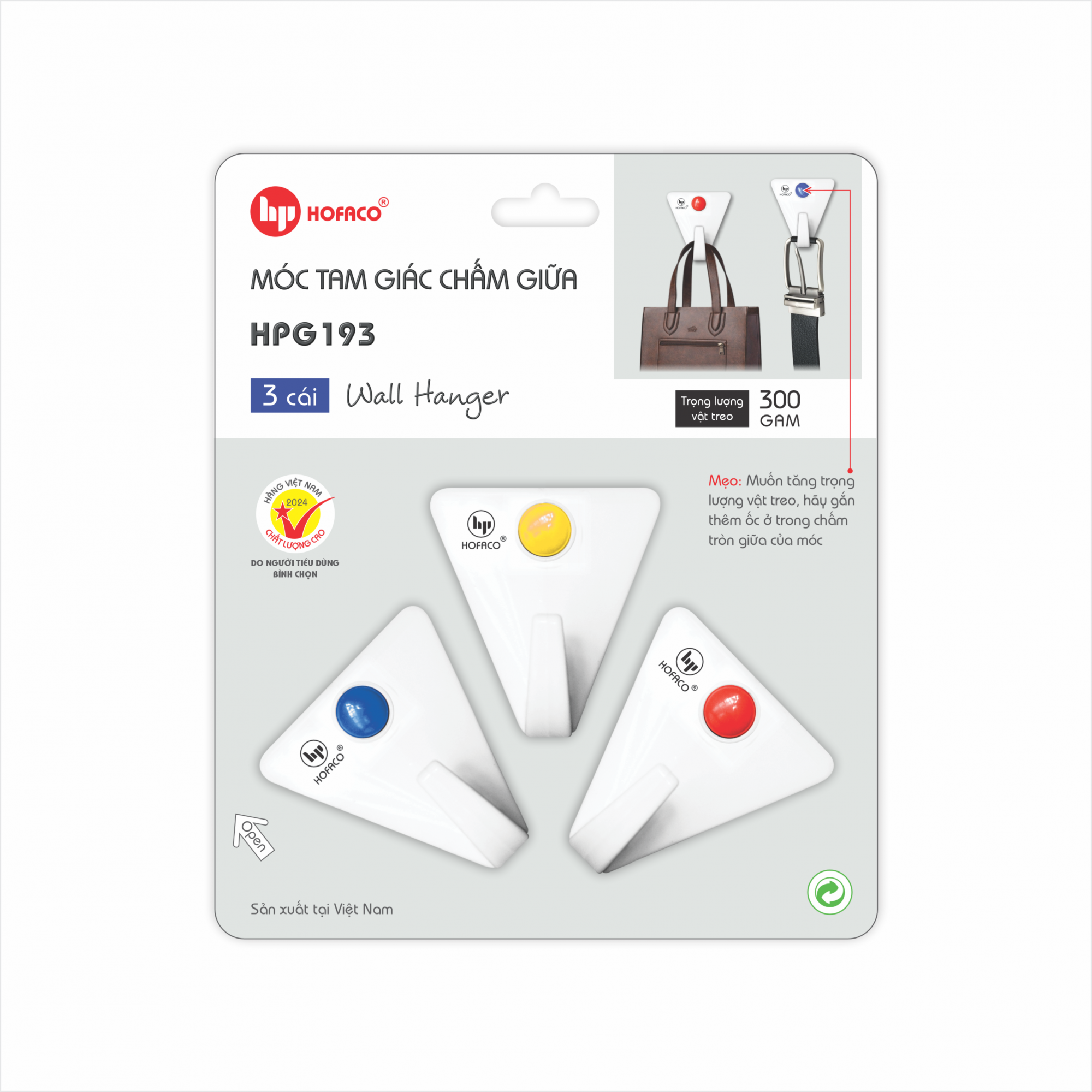 MÓC TAM GIÁC CHẤM GIỮA - HPG 193