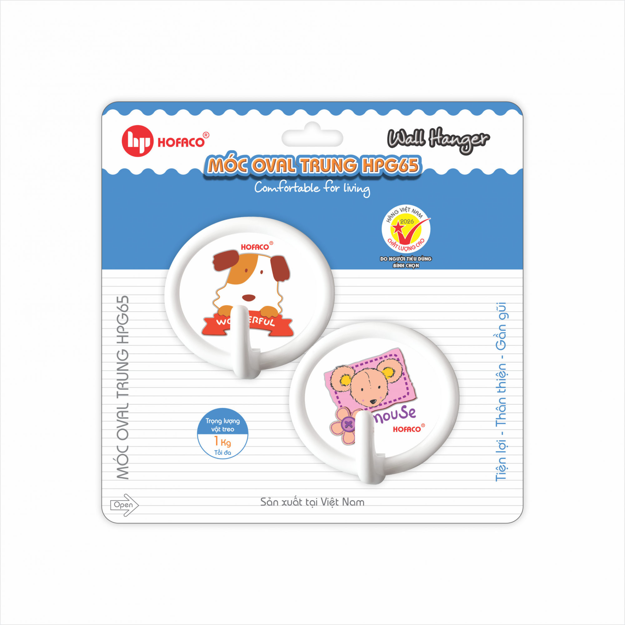 MÓC OVAL TRUNG - HPG 65