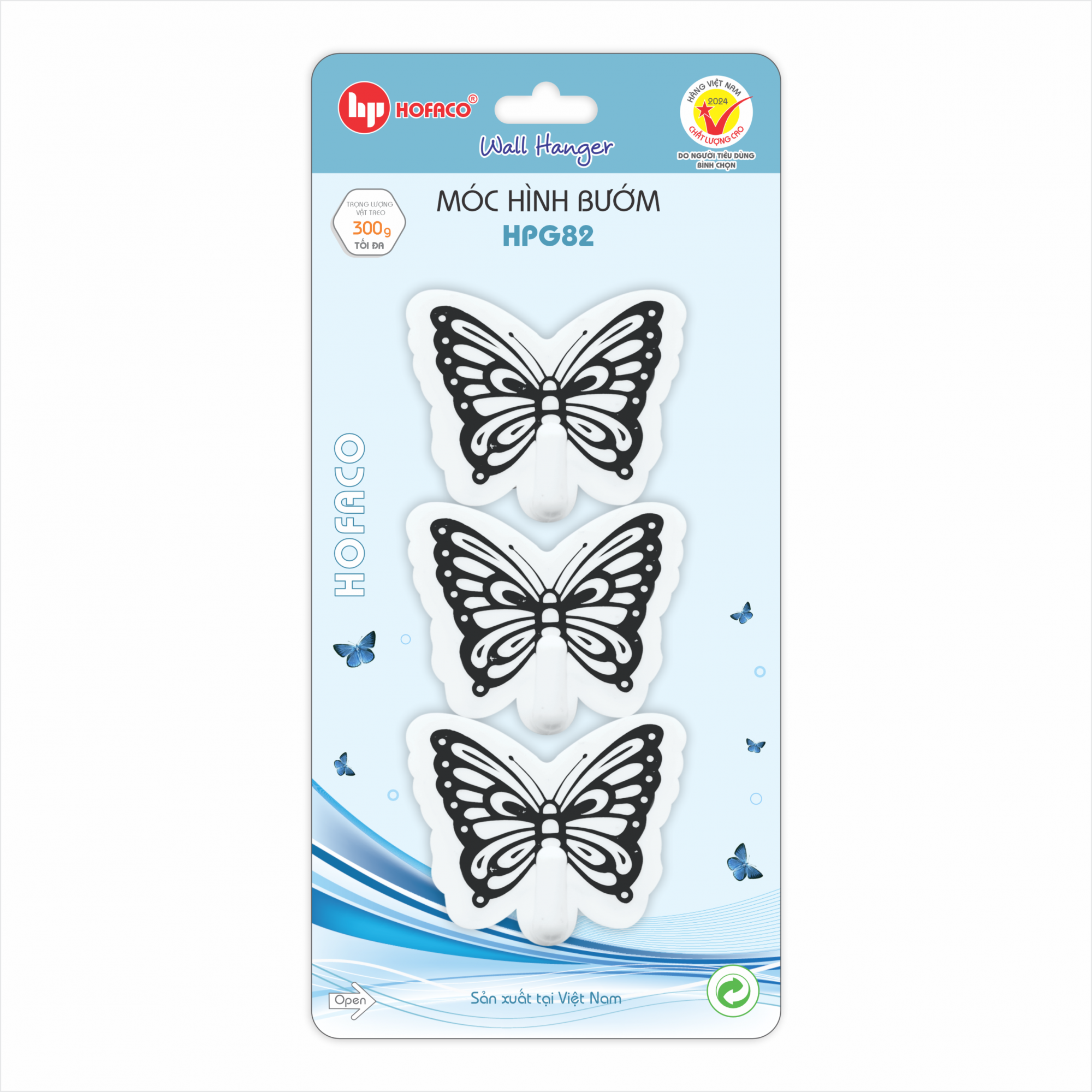 MÓC DÁN HÌNH BƯỚM - HPG 82