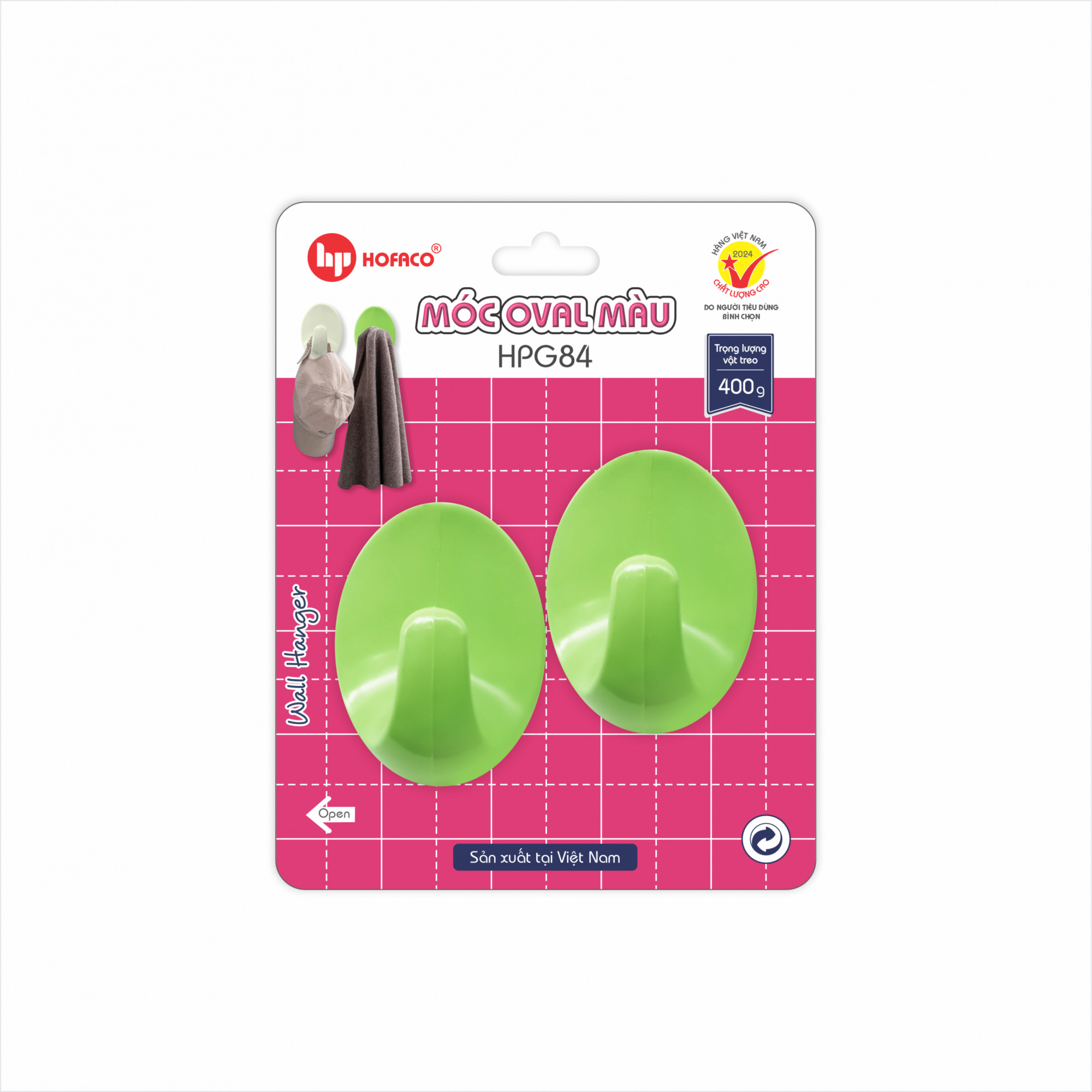 MÓC OVAL MÀU - HPG 84