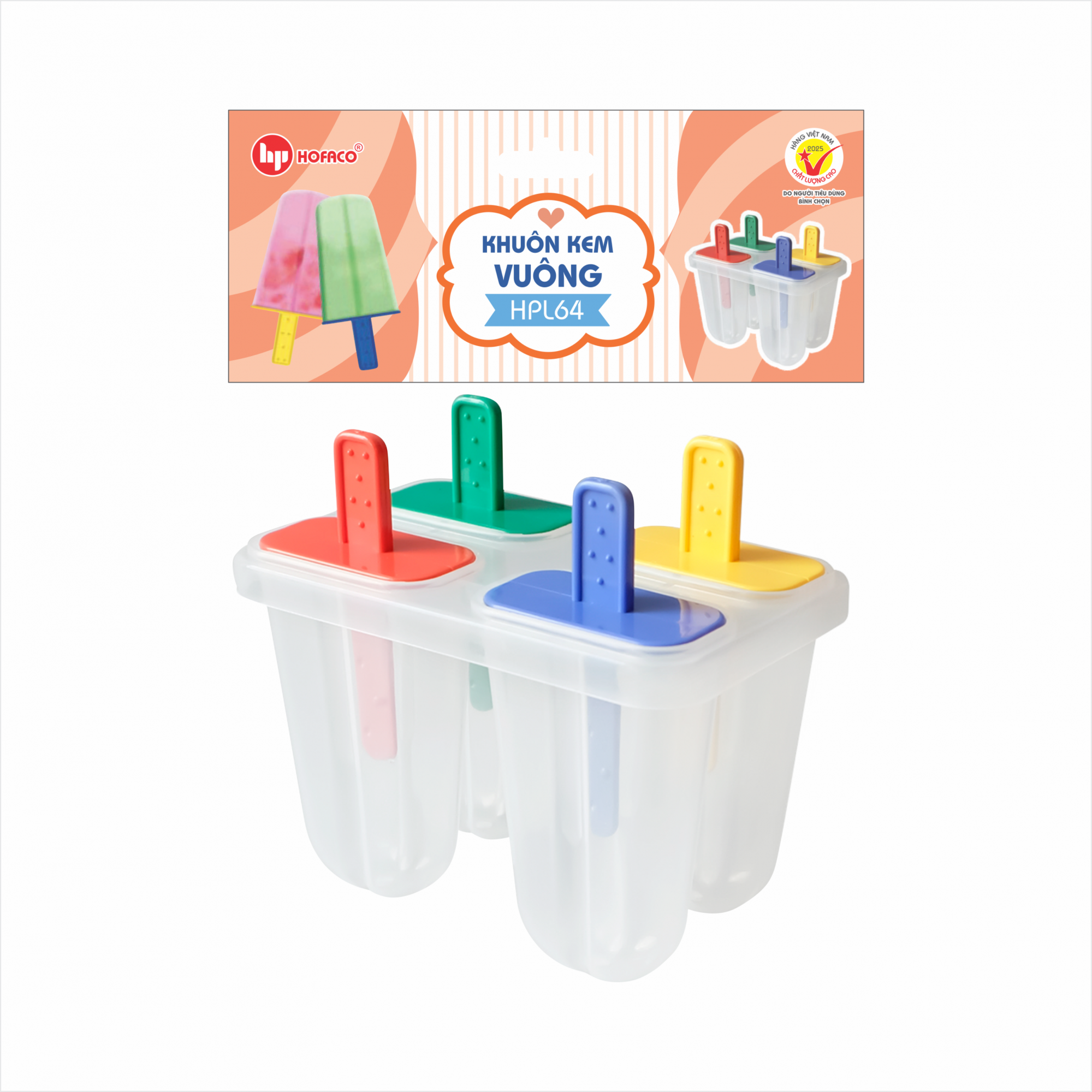 KHUÔN KEM VUÔNG - HPL64