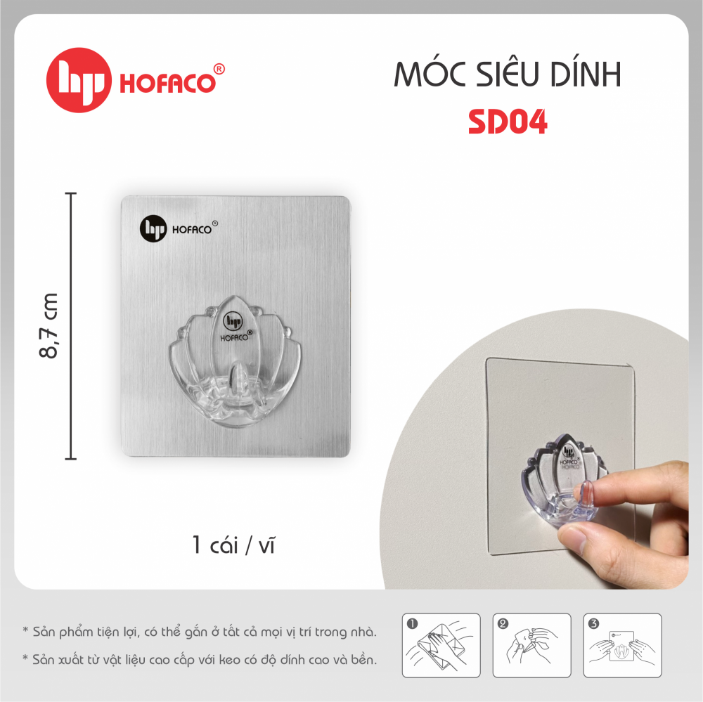 MÓC DÁN SIÊU DÍNH - SD04
