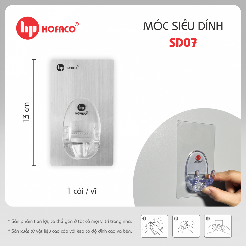 MÓC DÁN SIÊU DÍNH - SD07