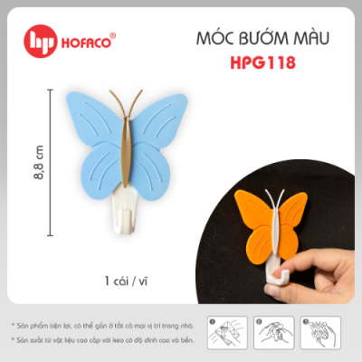 MÓC BƯỚM MÀU - HPG118