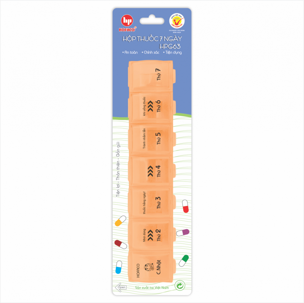 HỘP THUỐC 7 NGÀY - HPG63