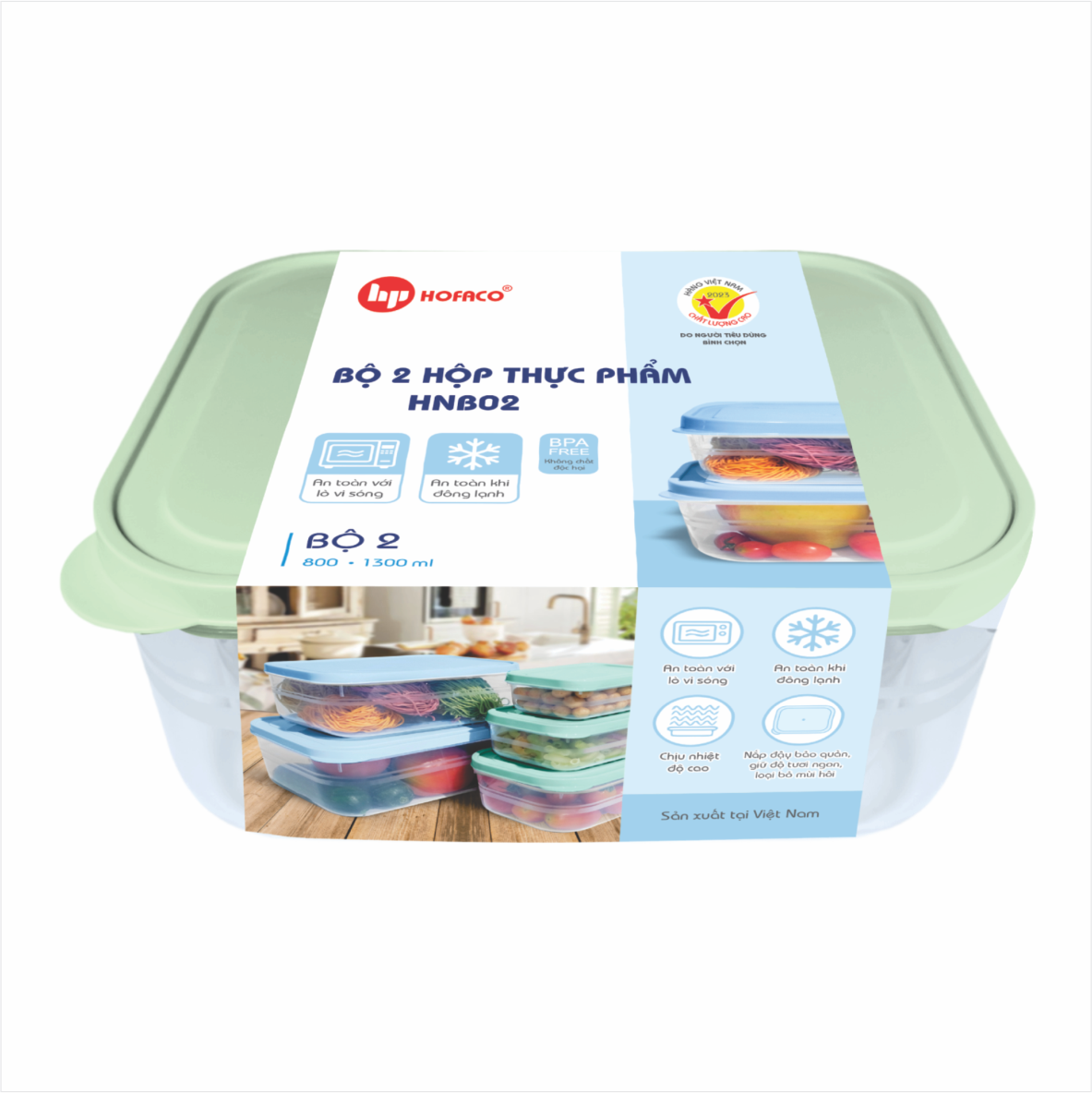 BỘ 2 HỘP CHỮ NHẬT