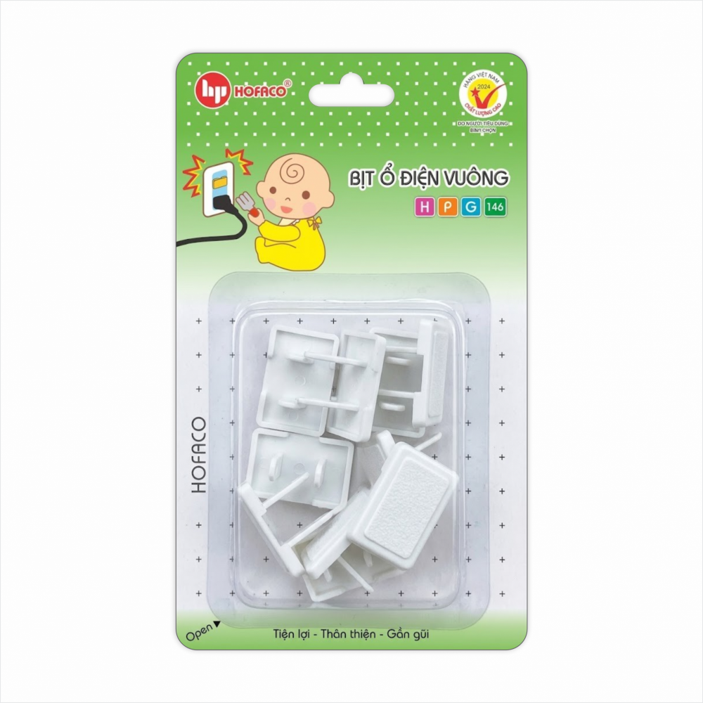 BỊT Ổ ĐIỆN VUÔNG - HPG 146