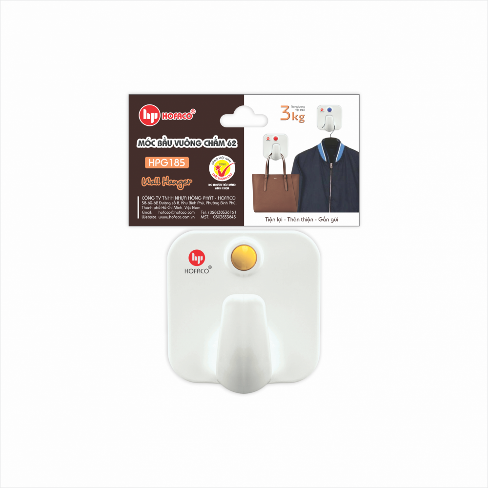 MÓC BẦU VUÔNG CHẤM 62 - HPG 185