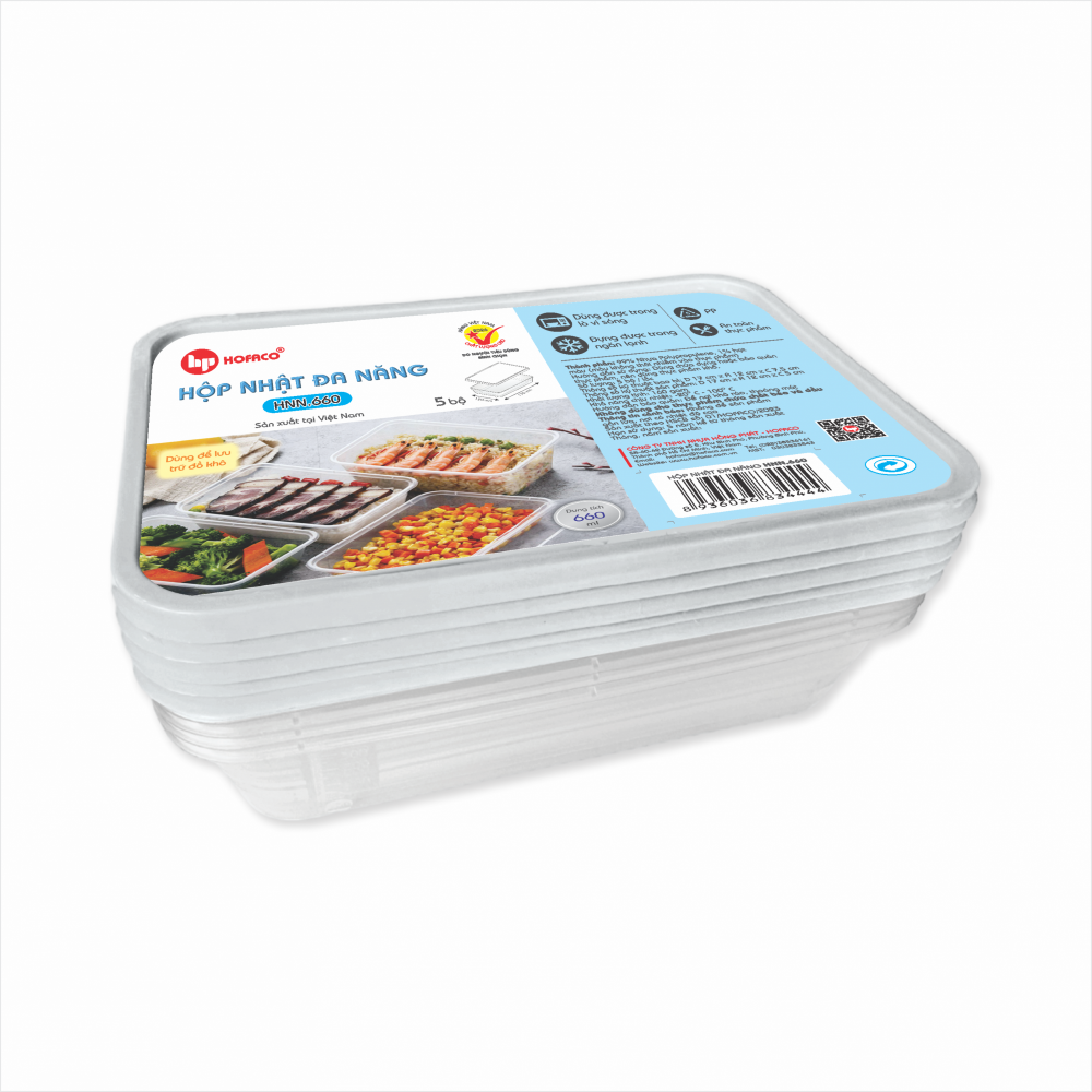 HỘP NHỰA PP NHẬT 660ML