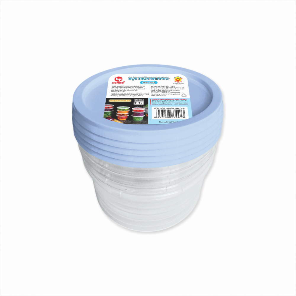HỘP NHỰA PP TRÒN 550ML