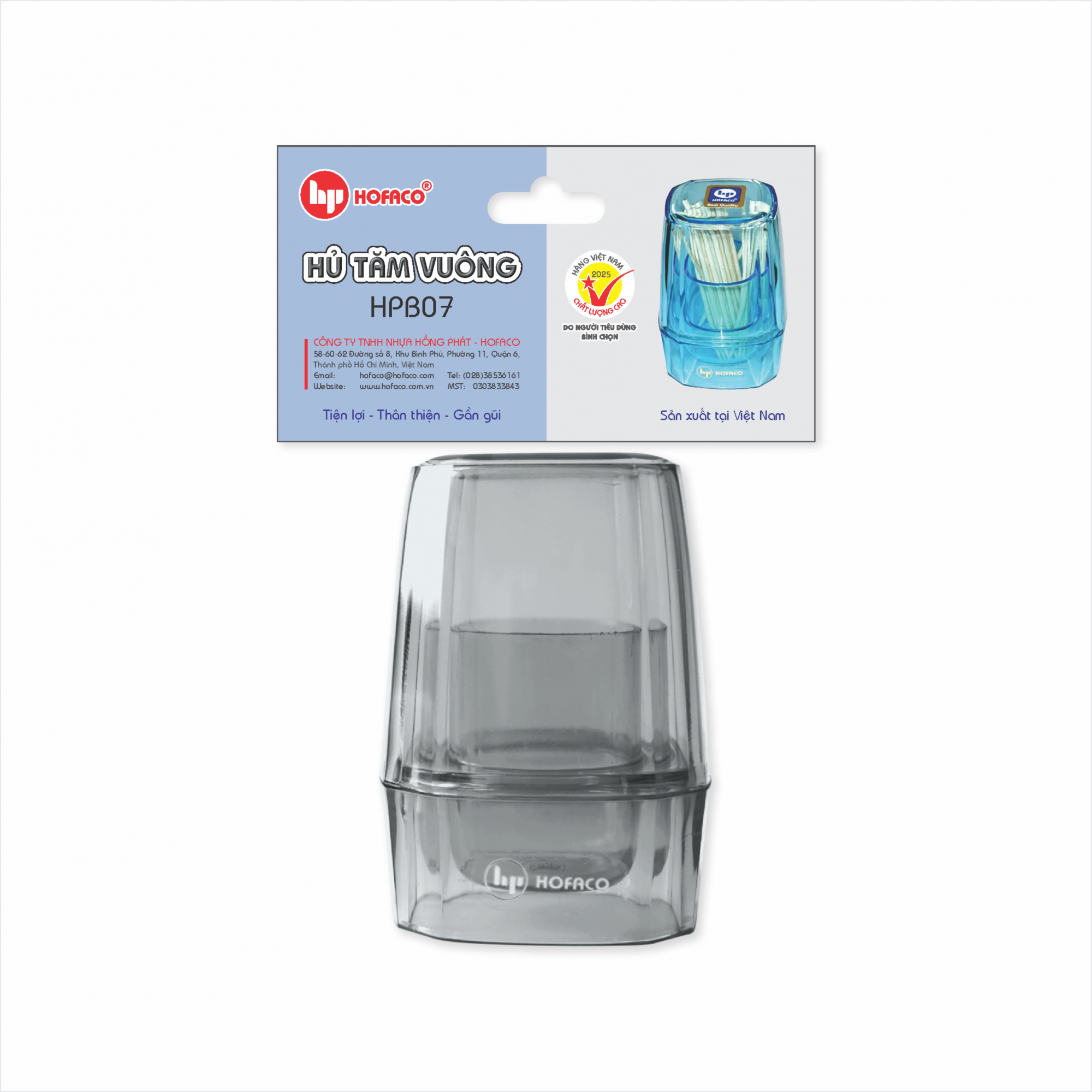 HỦ TĂM VUÔNG - HPB07