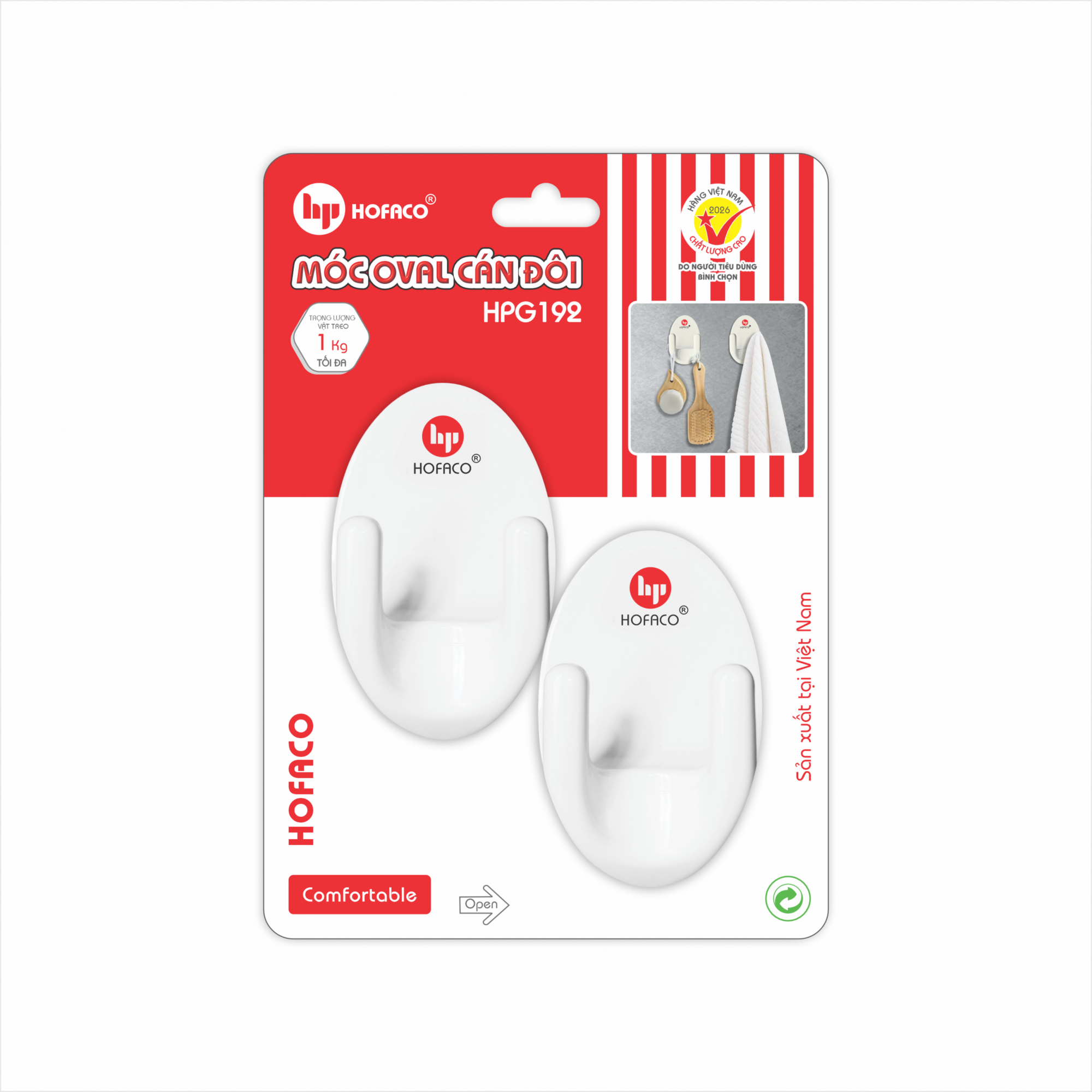 MÓC OVAL CÁN ĐÔI - HPG192