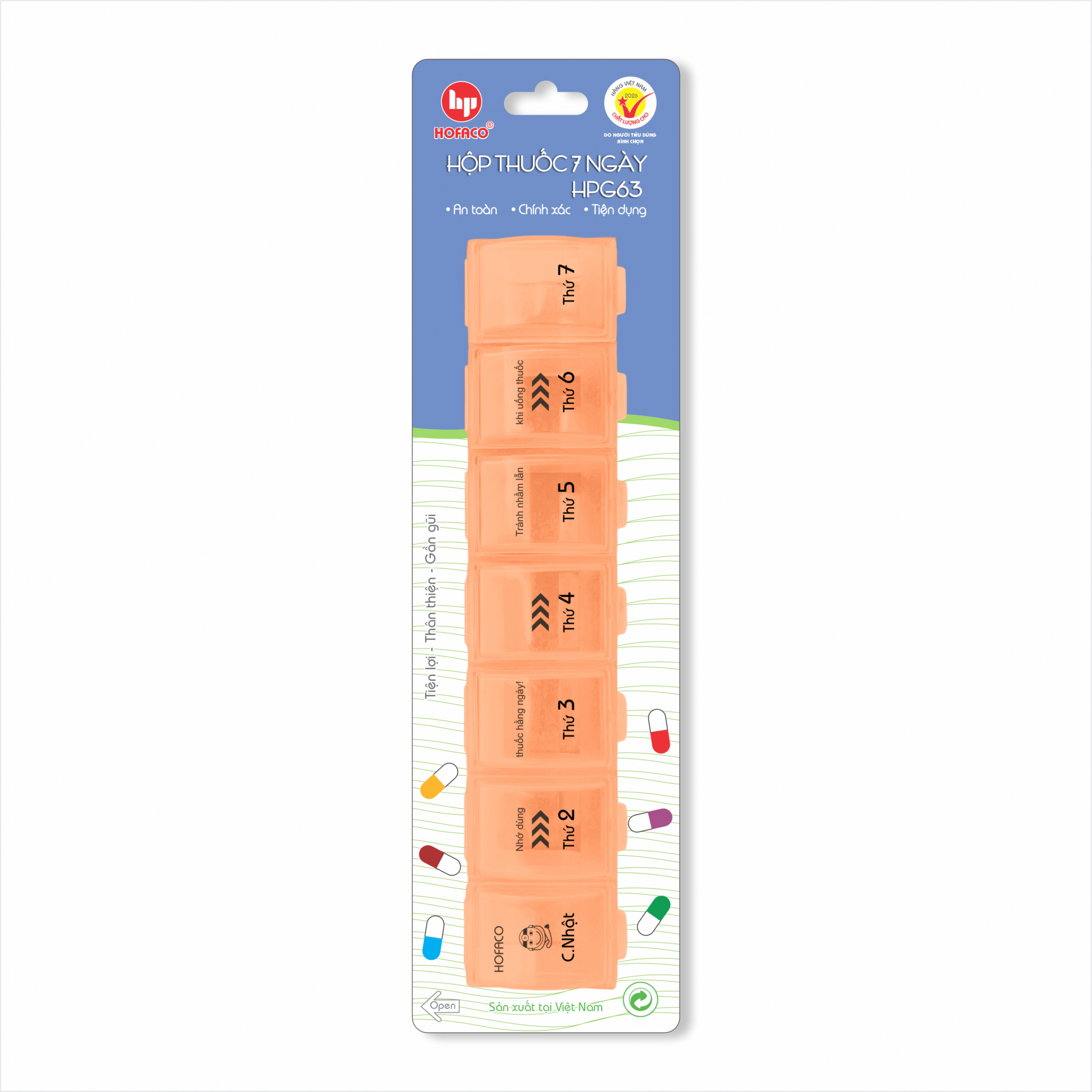HỘP THUỐC 7 NGÀY - HPG 63