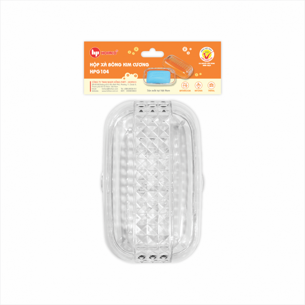 HỘP XÀ BÔNG KIM CƯƠNG - HPG104
