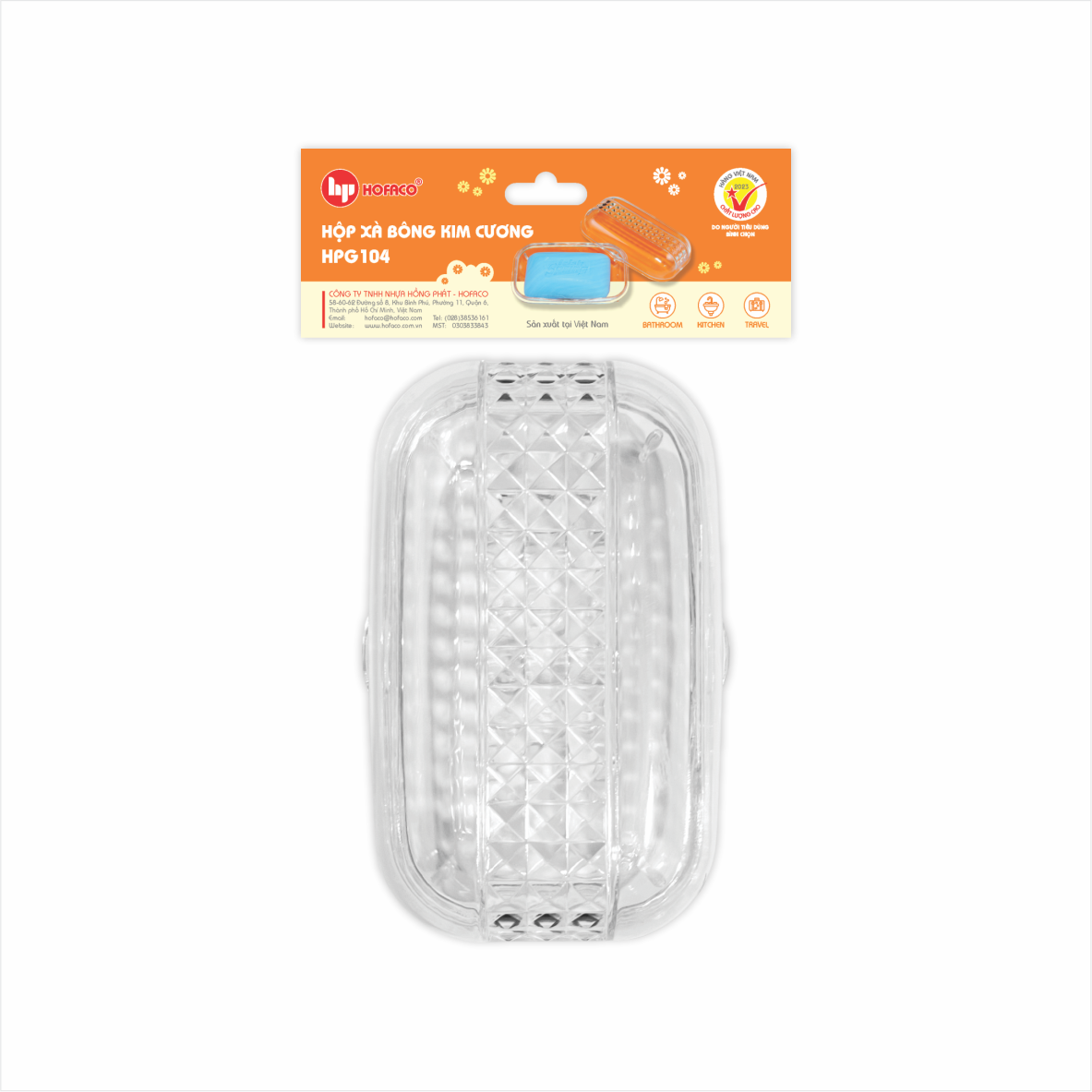 HỘP XÀ BÔNG KIM CƯƠNG - HPG104
