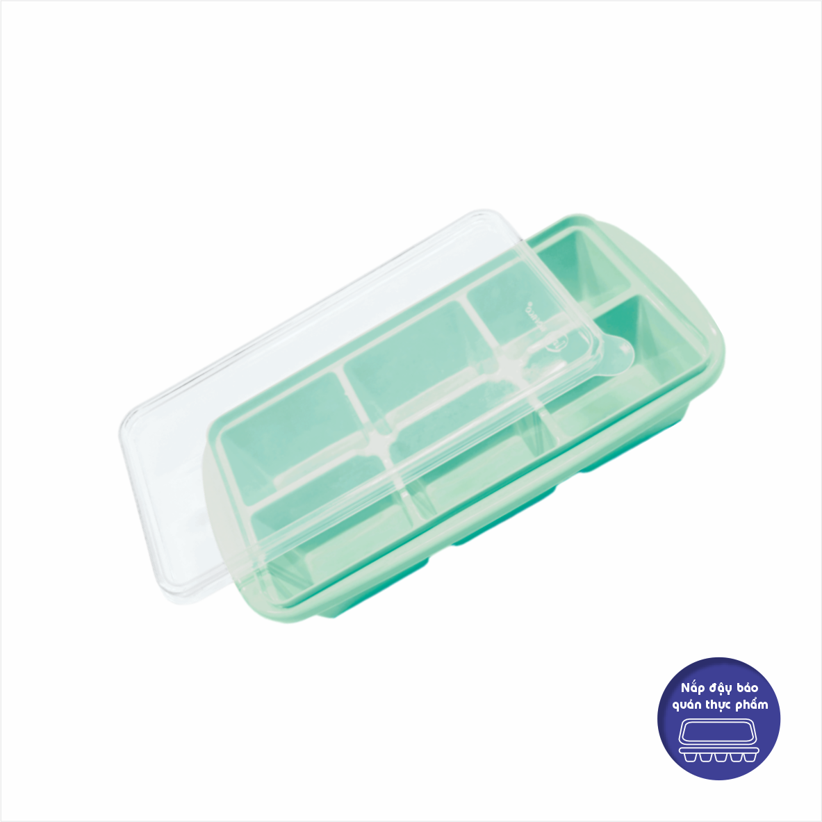 KHAY ĐÁ VUÔNG NẮP ĐẬY - HPL85