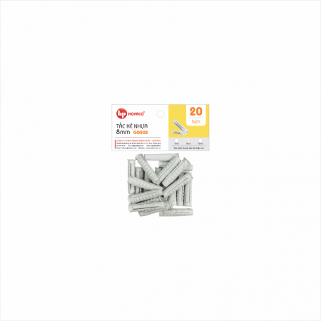 TẮC KÊ NHỰA 8 MM - GD202