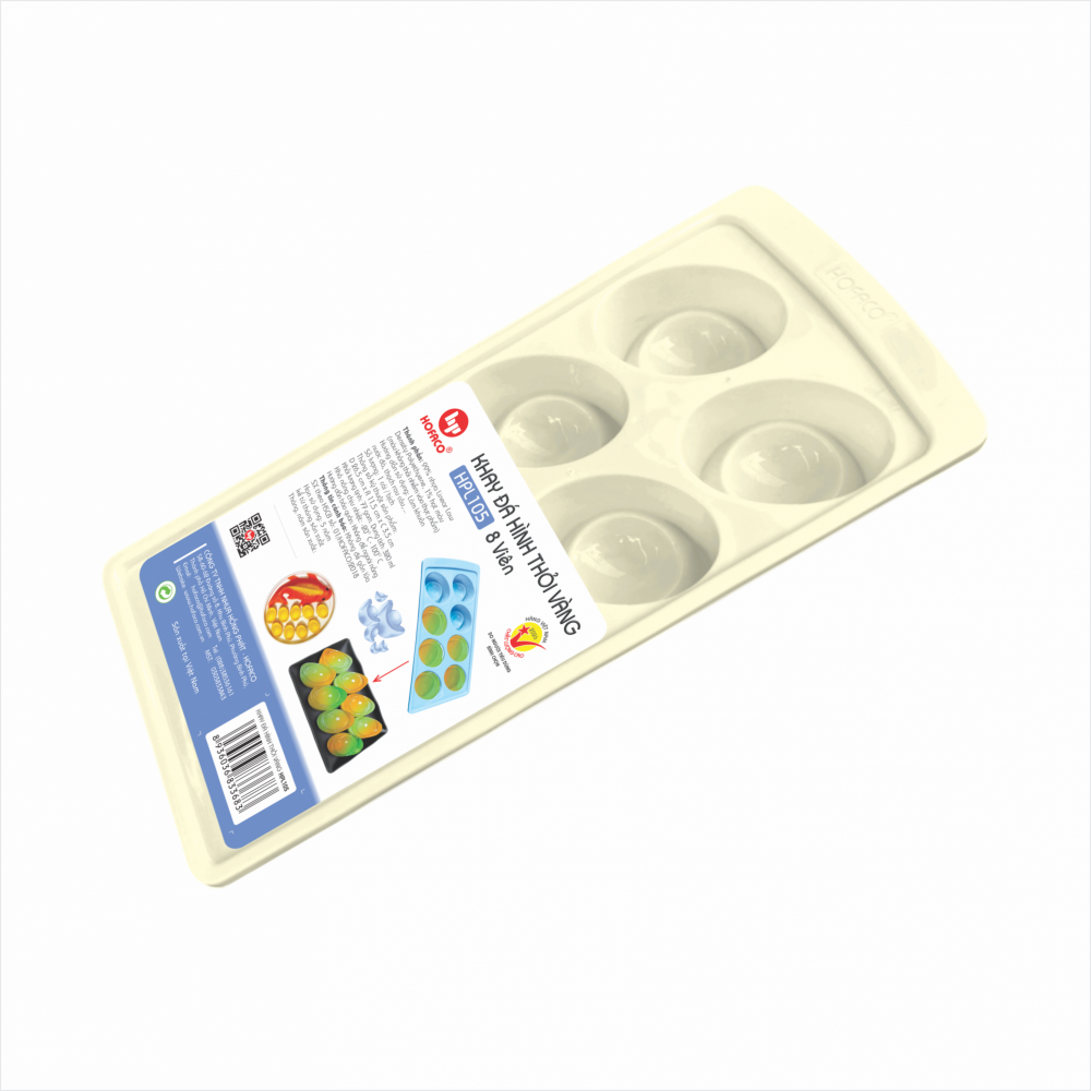 KHAY ĐÁ HÌNH THỎI VÀNG - HPL105