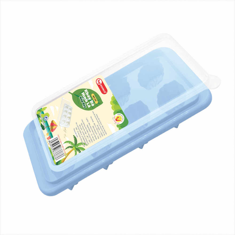 KHAY ĐÁ HÌNH LÁ NẮP ĐẬY - HPL107