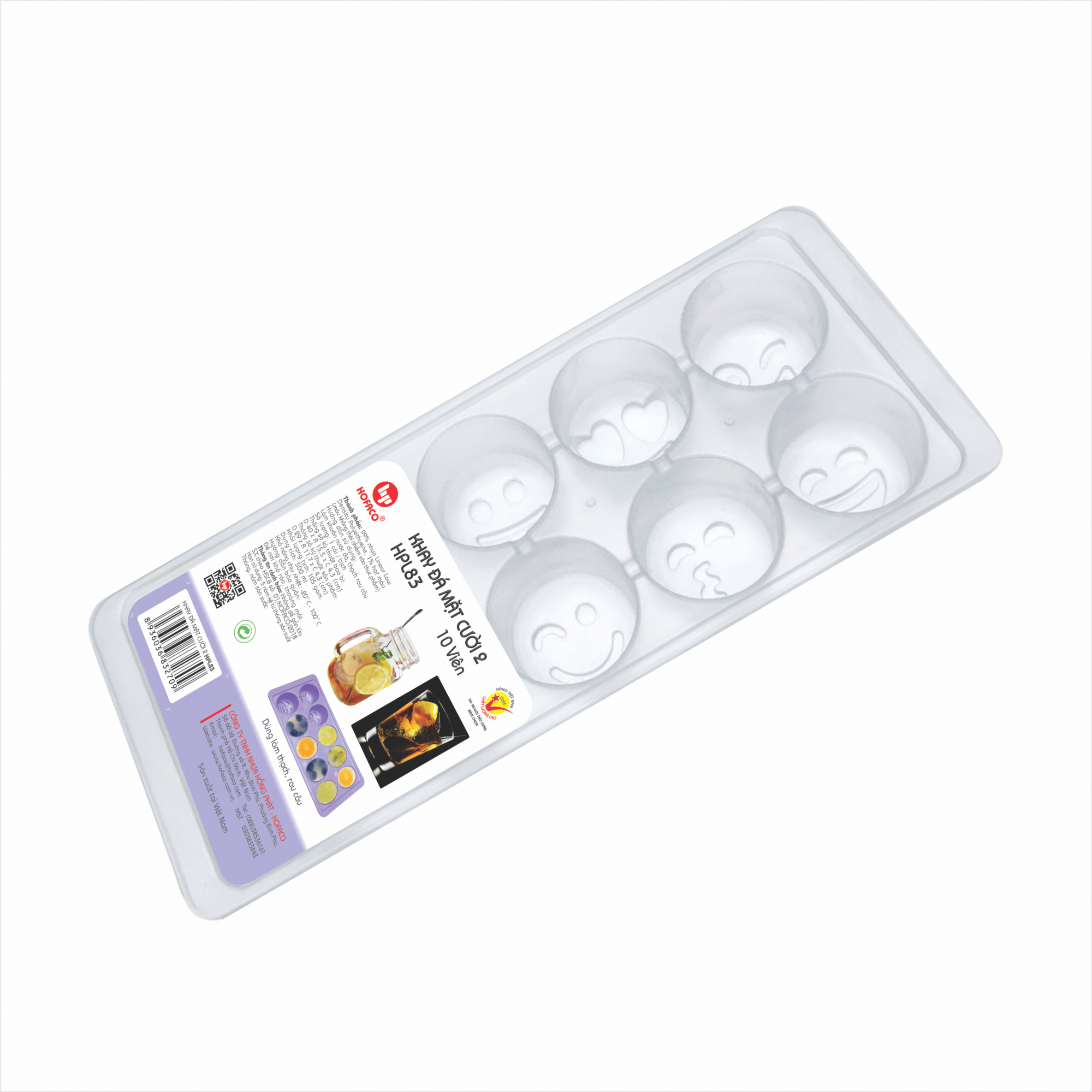 KHAY ĐÁ MẶT CƯỜI 2 - HPL83