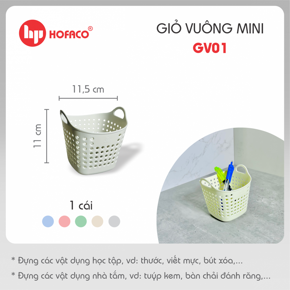 GIỎ VUÔNG MINI - GV01