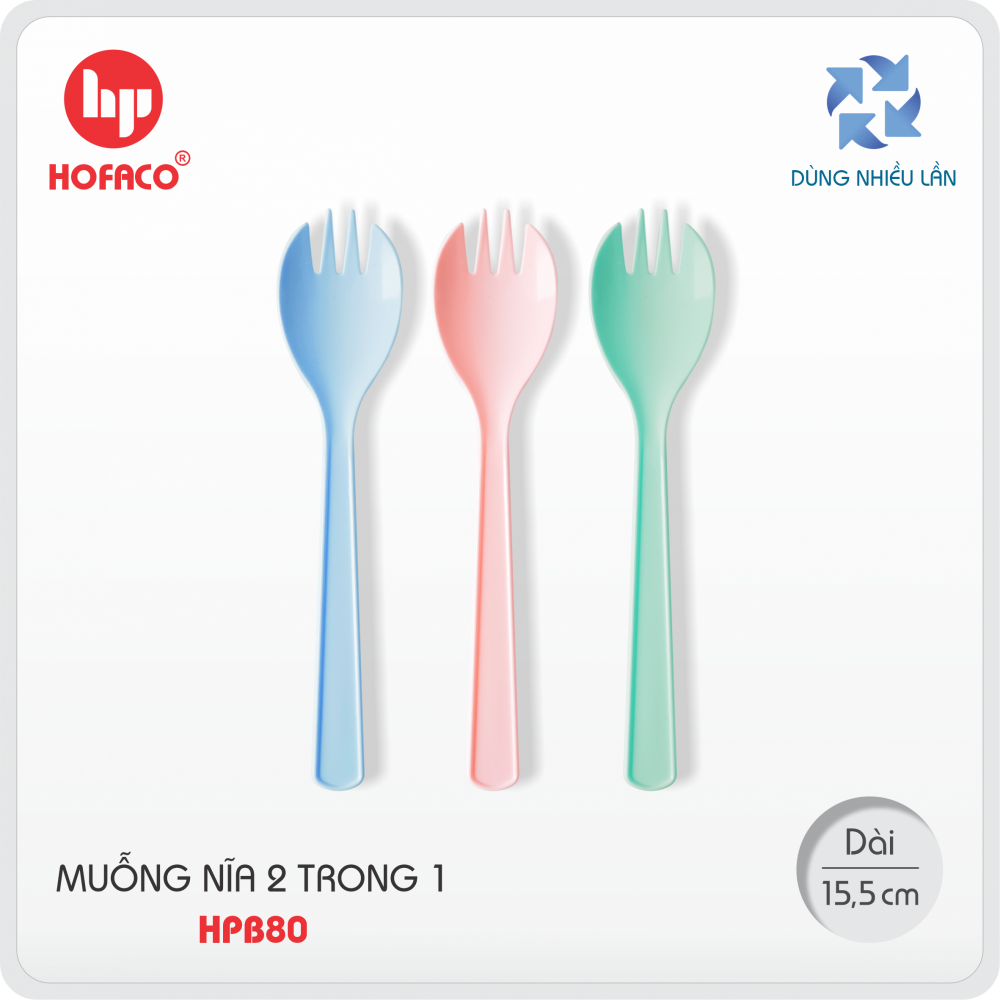 MUỖNG NĨA 2 TRONG 1 - HPB80