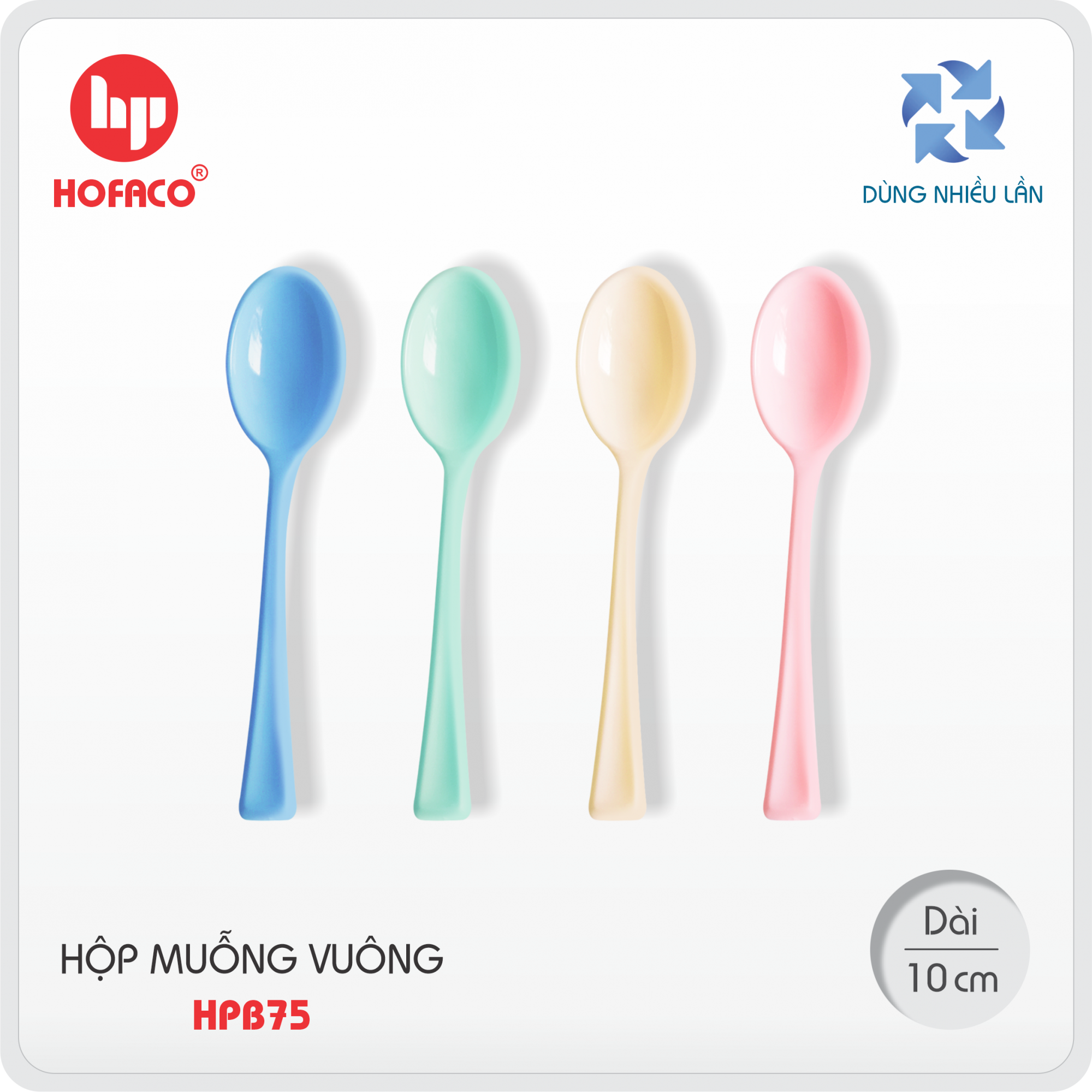 HỘP MUỖNG VUÔNG - HPB75