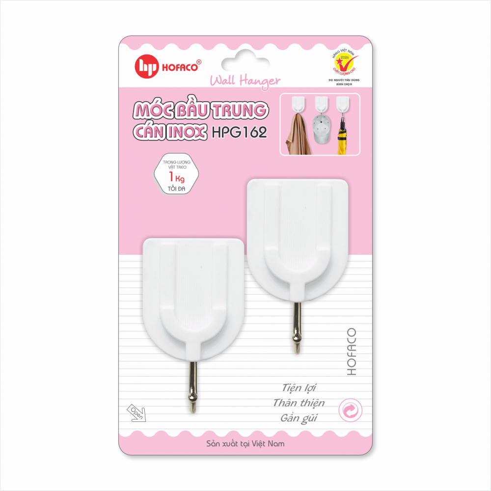 MÓC BẦU TRUNG CÁN INOX - HPG162