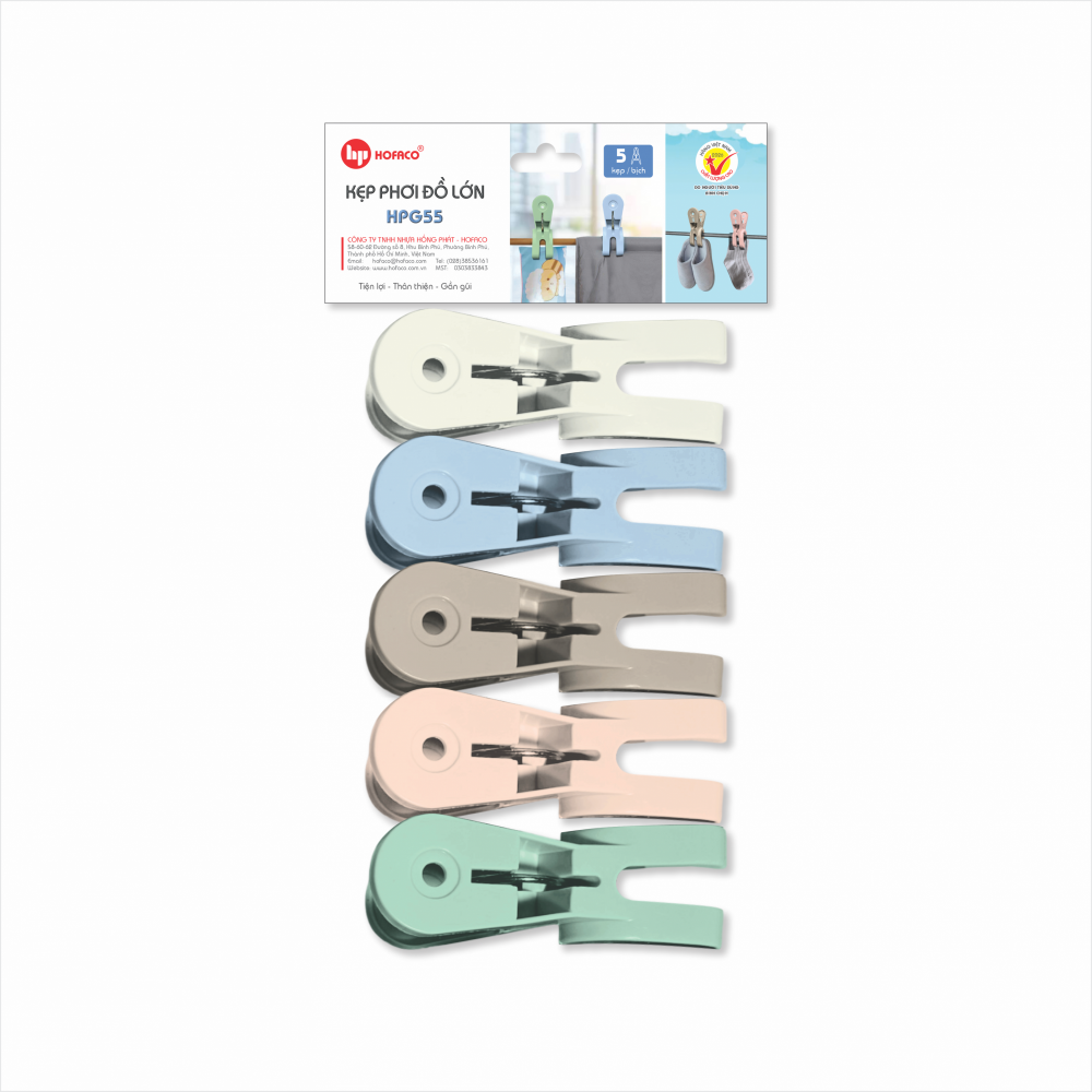 KẸP PHƠI ĐỒ LỚN - HPG55