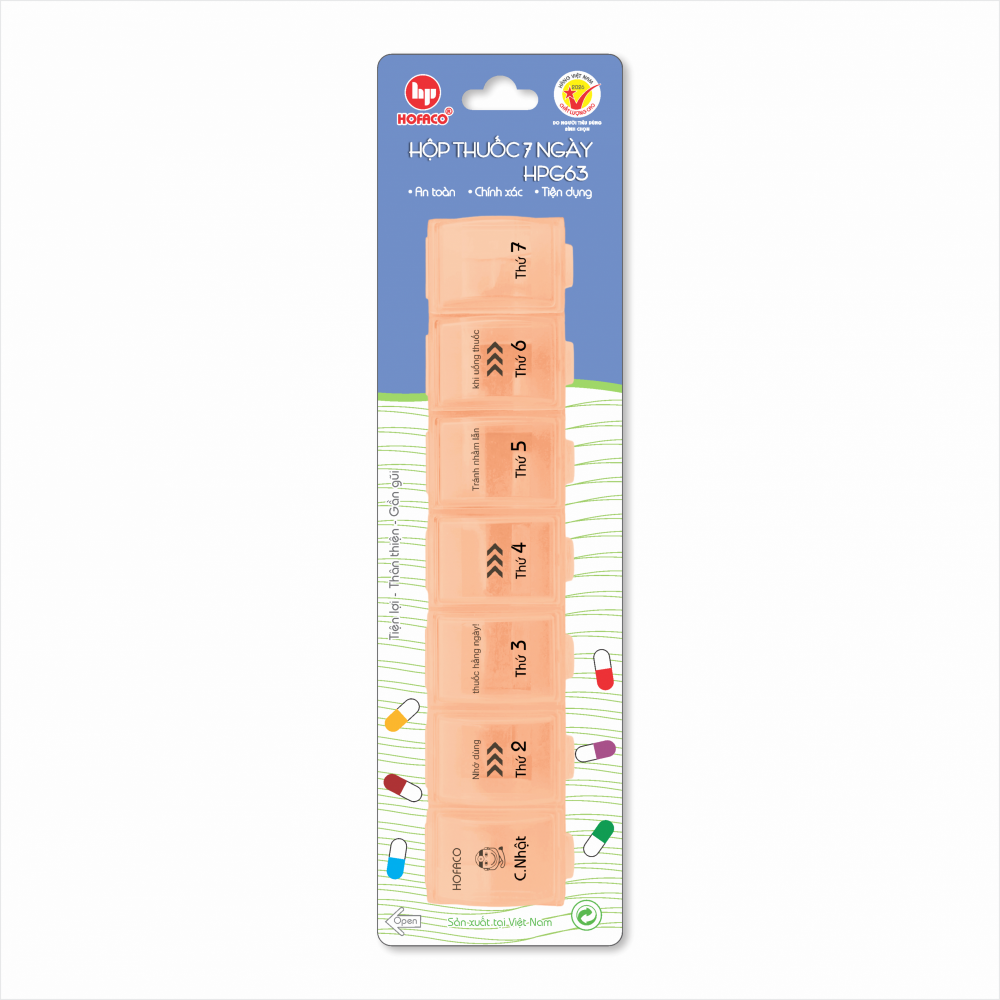 HỘP THUỐC 7 NGÀY - HPG63