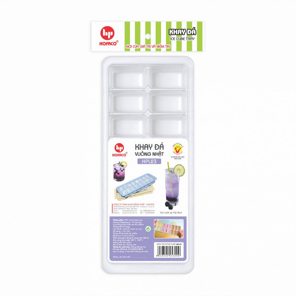 KHAY ĐÁ VUÔNG NHẬT - HPL 23