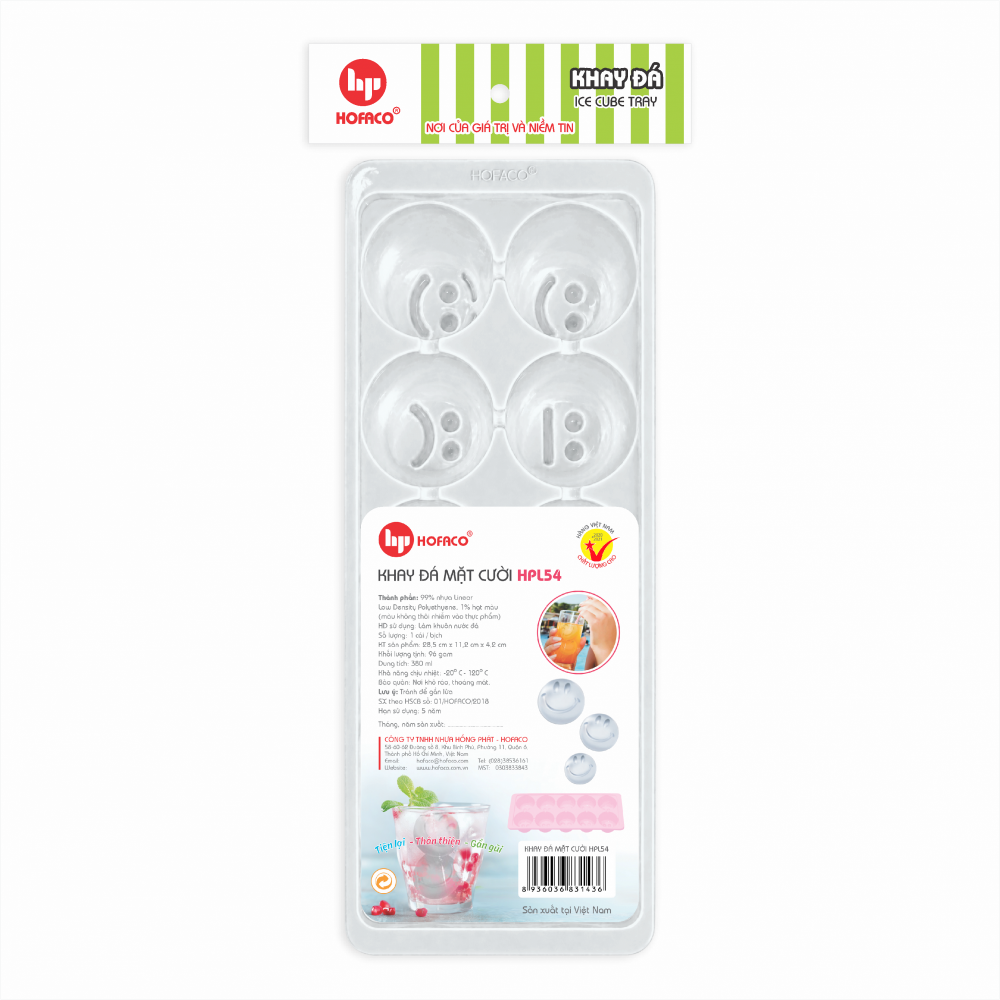 KHAY ĐÁ MẶT CƯỜI - HPL 54