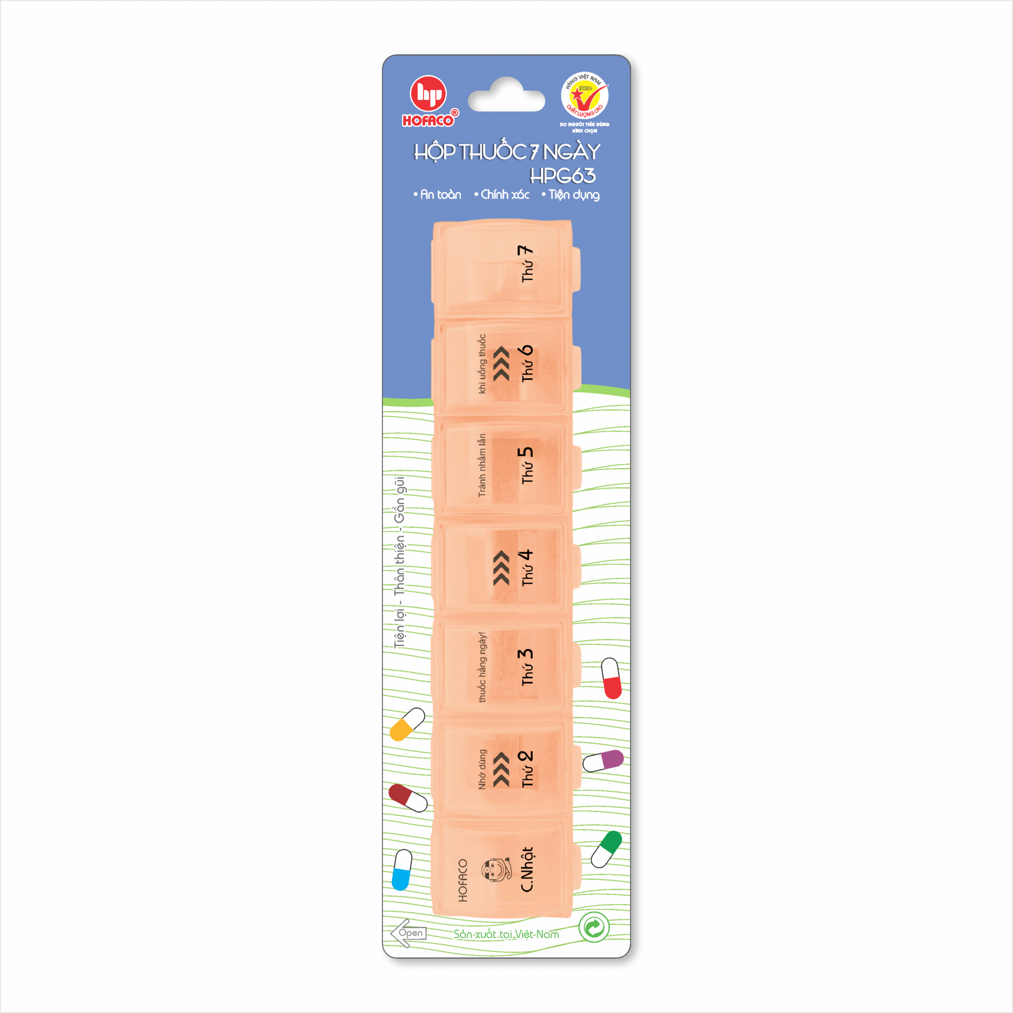 HỘP THUỐC 7 NGÀY - HPG63