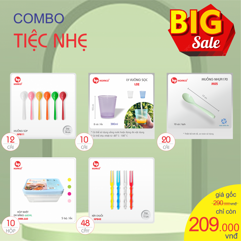 GÓI COMBO TIÊC NHẸ
