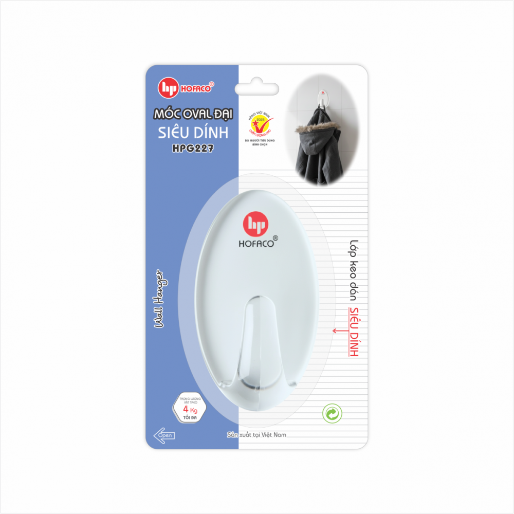 MÓC OVAL ĐẠI SIÊU DÍNH - HPG227
